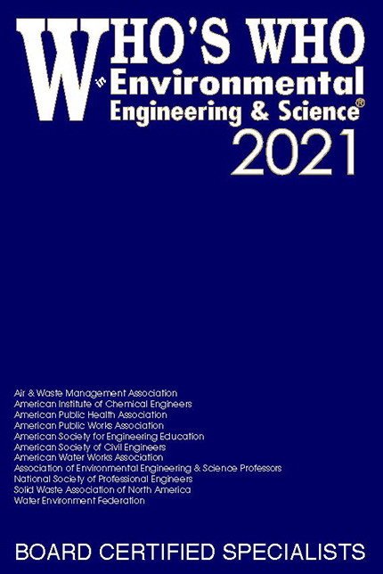 Whos Who in Environmental Engineering and Science